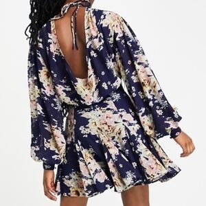 Floral Navy Dress